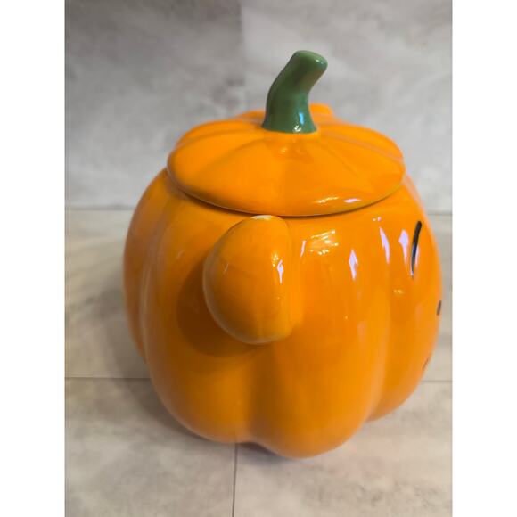 Disney Winnie The Pooh Halloween Jack O Lantern Pumpkin 8” Cookie Jar - Picture 4 of 7
